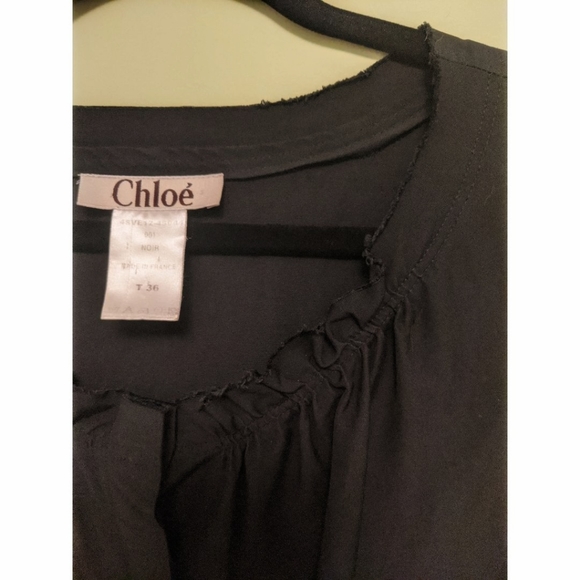 Vintage Chloe Black Blouse - Classic! - Picture 4 of 8